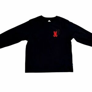Psycho Bunny  Pierce Logo Embroidery Long Sleeve T-Shirt kids T5